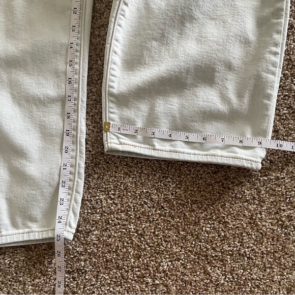 Levi's Ribcage Straight Ankle Jeans Women's 29 Light Blue Wash Ripped Distressed - Picture 14 of 15